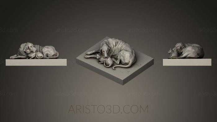 Animal figurines (STKJ_0184) 3D model for CNC machine